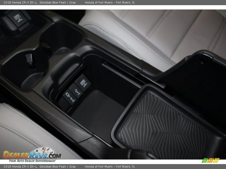 2018 Honda CR-V EX-L Obsidian Blue Pearl / Gray Photo #23