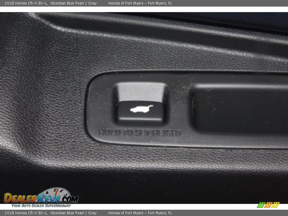 2018 Honda CR-V EX-L Obsidian Blue Pearl / Gray Photo #29