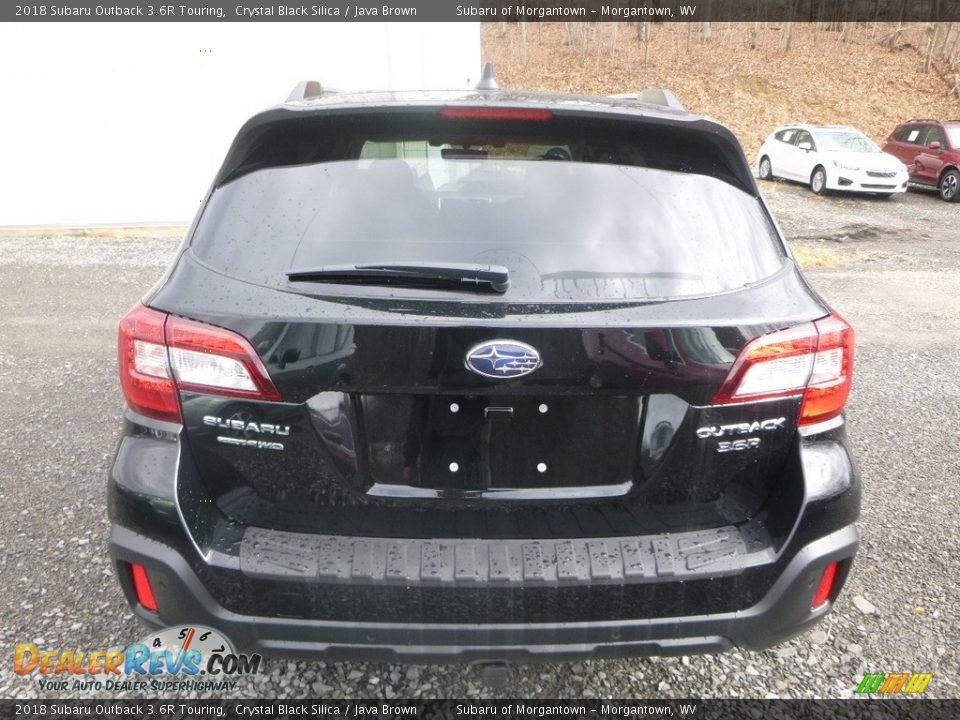 2018 Subaru Outback 3.6R Touring Crystal Black Silica / Java Brown Photo #5