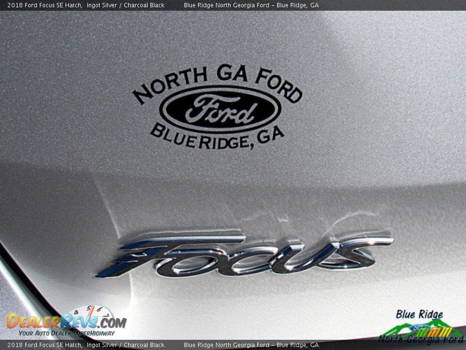 2018 Ford Focus SE Hatch Ingot Silver / Charcoal Black Photo #33