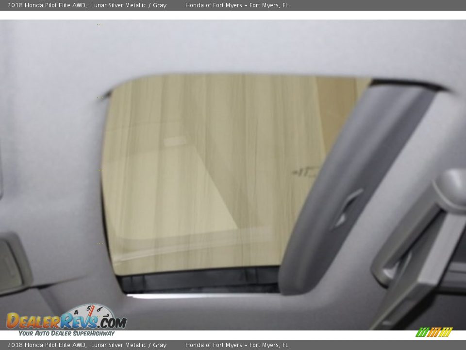 2018 Honda Pilot Elite AWD Lunar Silver Metallic / Gray Photo #20