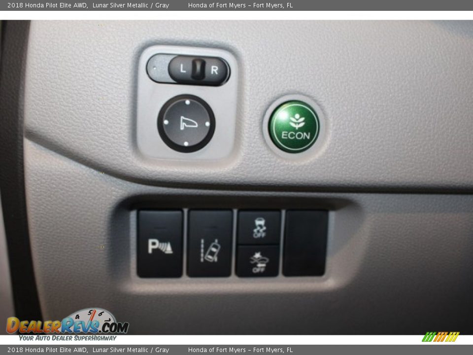 2018 Honda Pilot Elite AWD Lunar Silver Metallic / Gray Photo #21