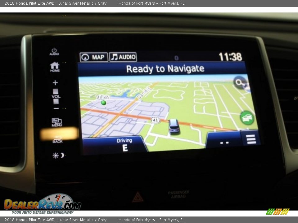 2018 Honda Pilot Elite AWD Lunar Silver Metallic / Gray Photo #27