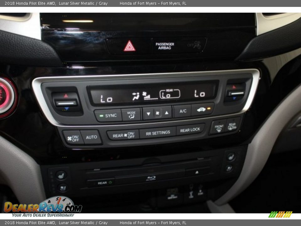 2018 Honda Pilot Elite AWD Lunar Silver Metallic / Gray Photo #29