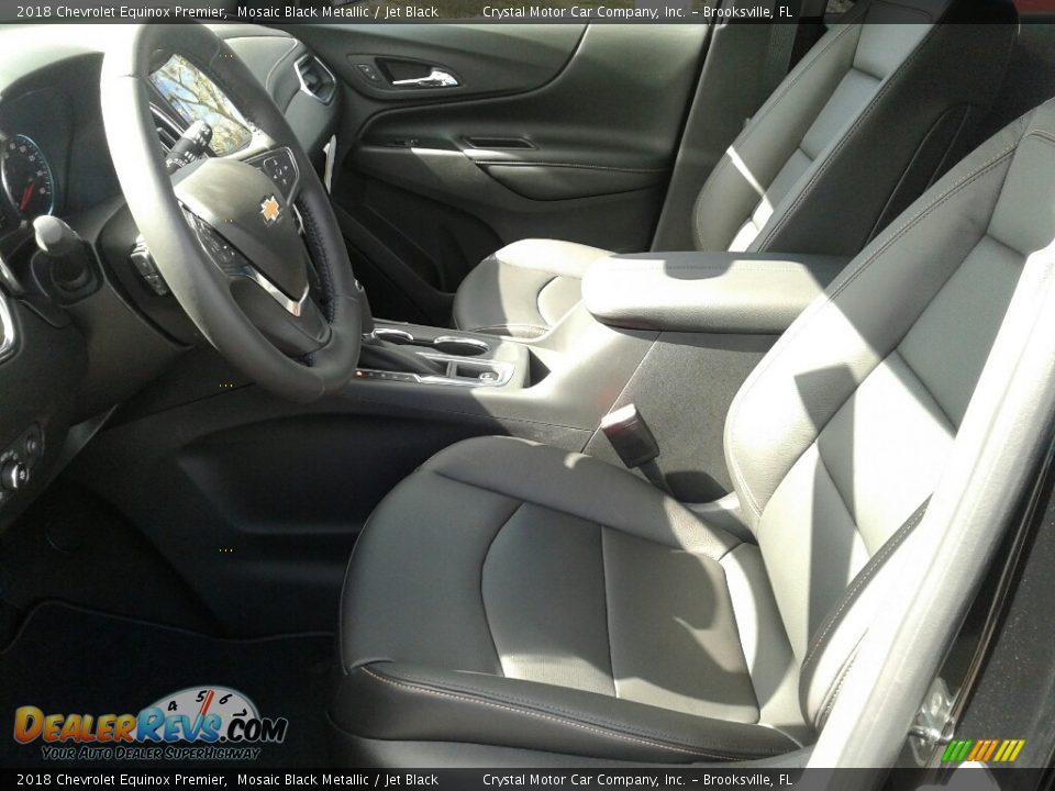 Jet Black Interior - 2018 Chevrolet Equinox Premier Photo #9