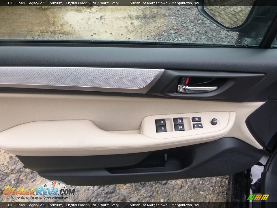 2018 Subaru Legacy 2.5i Premium Crystal Black Silica / Warm Ivory Photo #14
