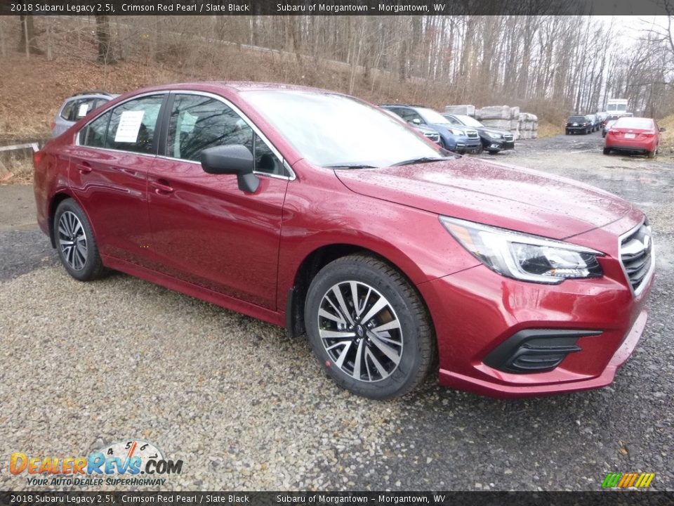2018 Subaru Legacy 2.5i Crimson Red Pearl / Slate Black Photo #1