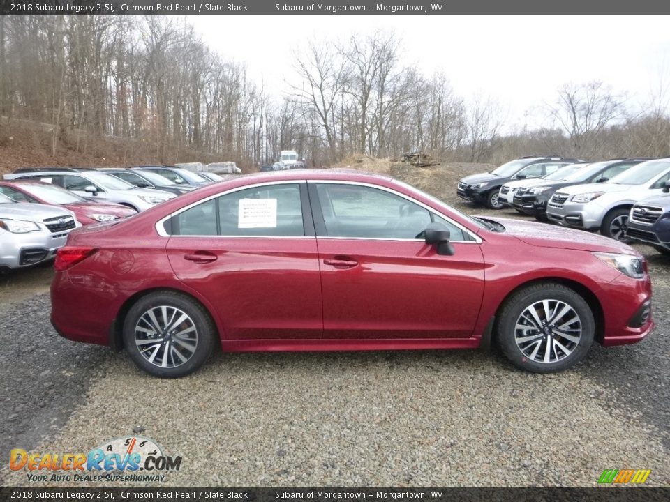 2018 Subaru Legacy 2.5i Crimson Red Pearl / Slate Black Photo #3