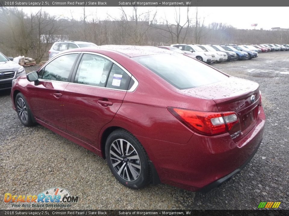2018 Subaru Legacy 2.5i Crimson Red Pearl / Slate Black Photo #6
