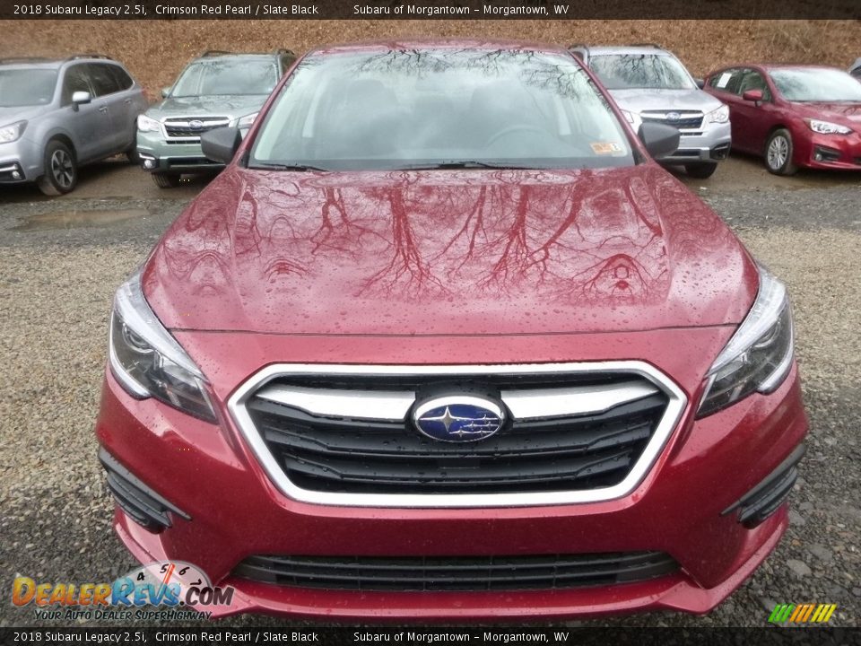 2018 Subaru Legacy 2.5i Crimson Red Pearl / Slate Black Photo #9