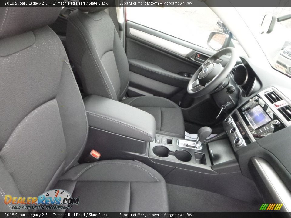 2018 Subaru Legacy 2.5i Crimson Red Pearl / Slate Black Photo #10