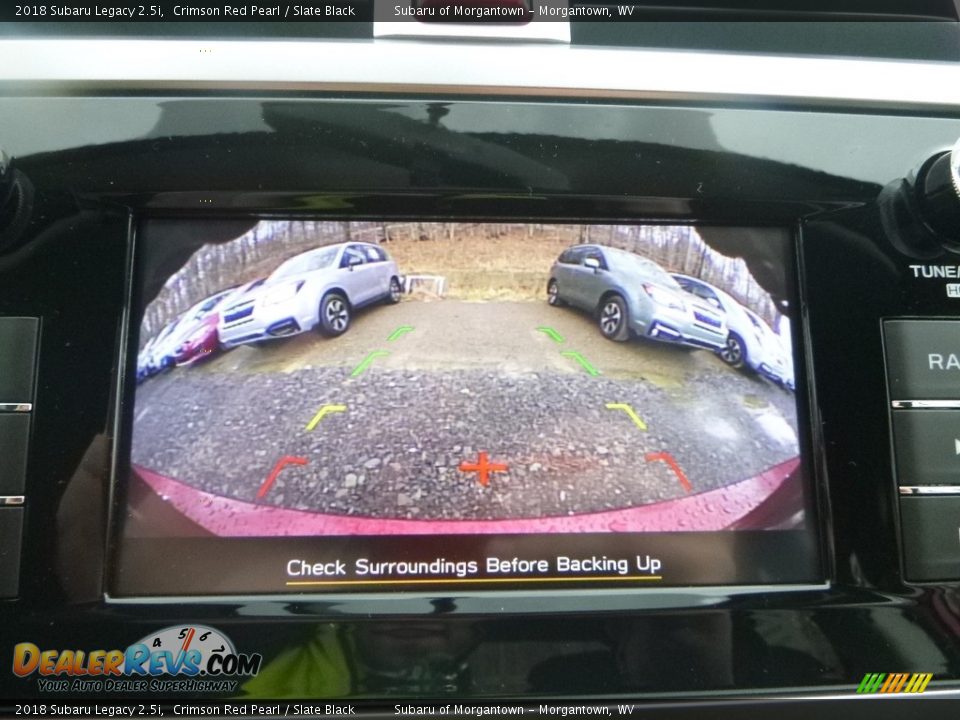 2018 Subaru Legacy 2.5i Crimson Red Pearl / Slate Black Photo #17