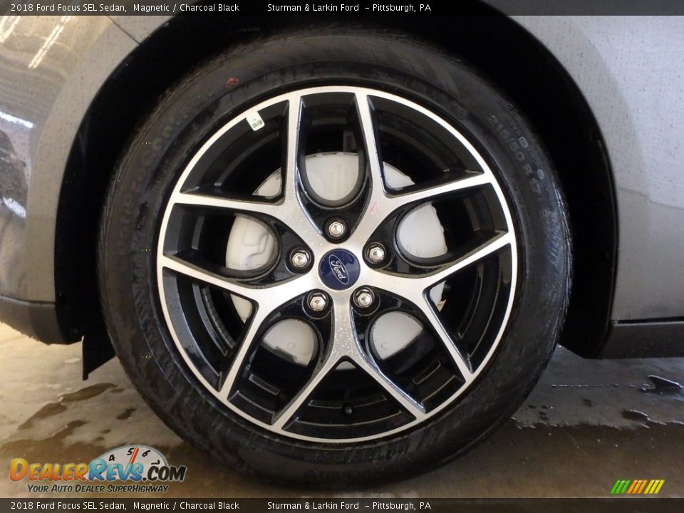 2018 Ford Focus SEL Sedan Magnetic / Charcoal Black Photo #5