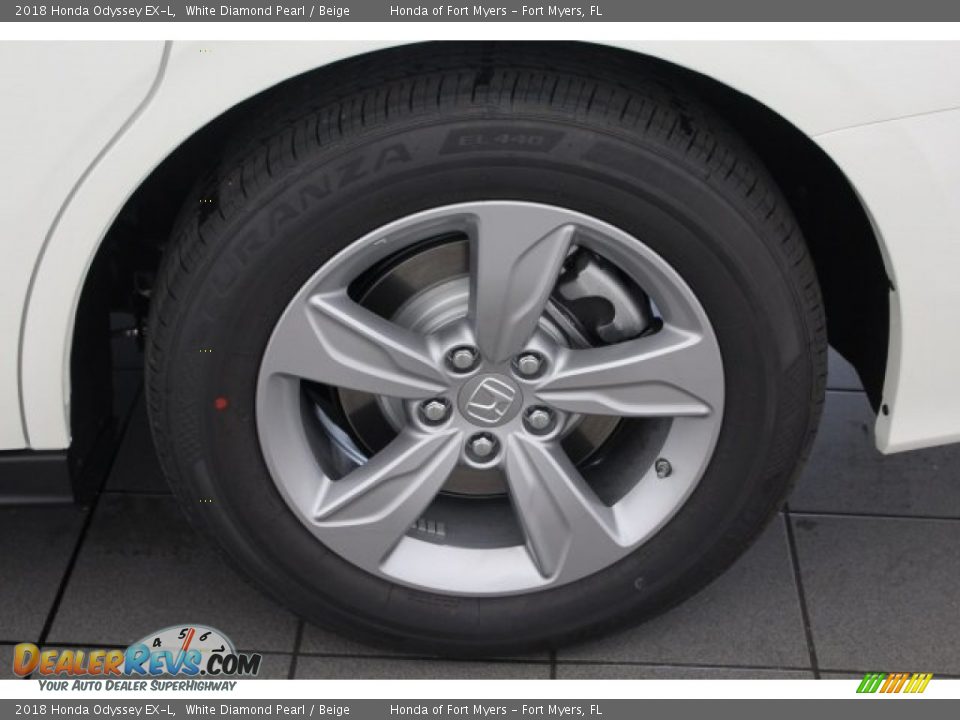 2018 Honda Odyssey EX-L White Diamond Pearl / Beige Photo #13