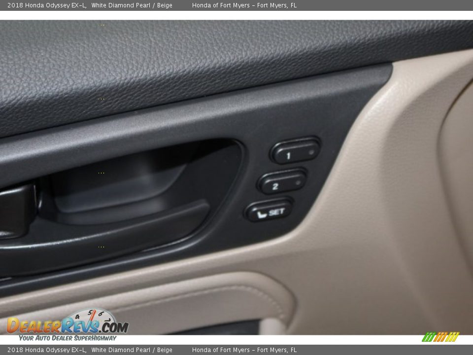 2018 Honda Odyssey EX-L White Diamond Pearl / Beige Photo #15
