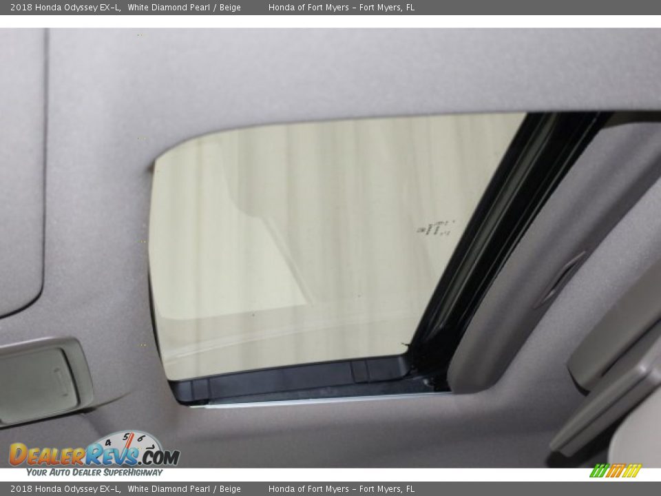 2018 Honda Odyssey EX-L White Diamond Pearl / Beige Photo #20