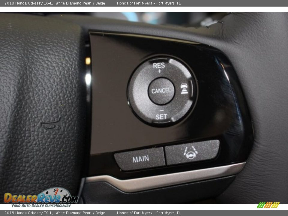 2018 Honda Odyssey EX-L White Diamond Pearl / Beige Photo #23