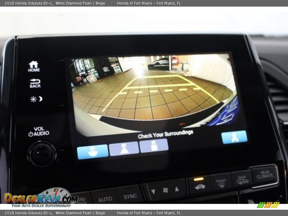 2018 Honda Odyssey EX-L White Diamond Pearl / Beige Photo #27