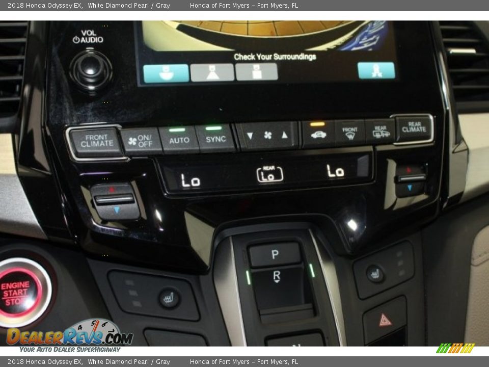 2018 Honda Odyssey EX White Diamond Pearl / Gray Photo #28