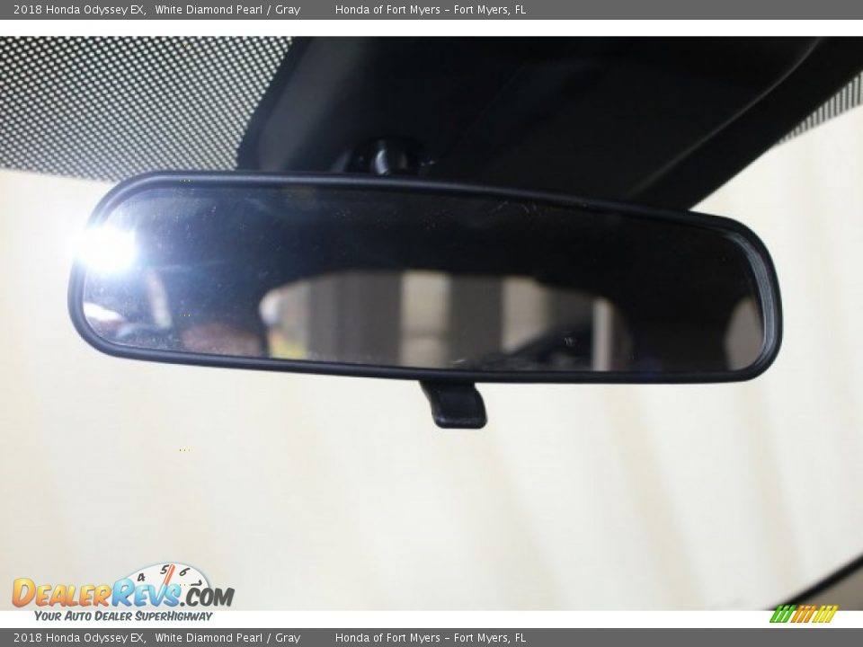 2018 Honda Odyssey EX White Diamond Pearl / Gray Photo #31