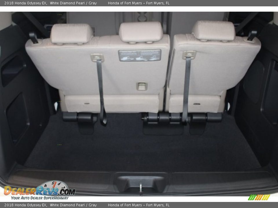 2018 Honda Odyssey EX White Diamond Pearl / Gray Photo #35