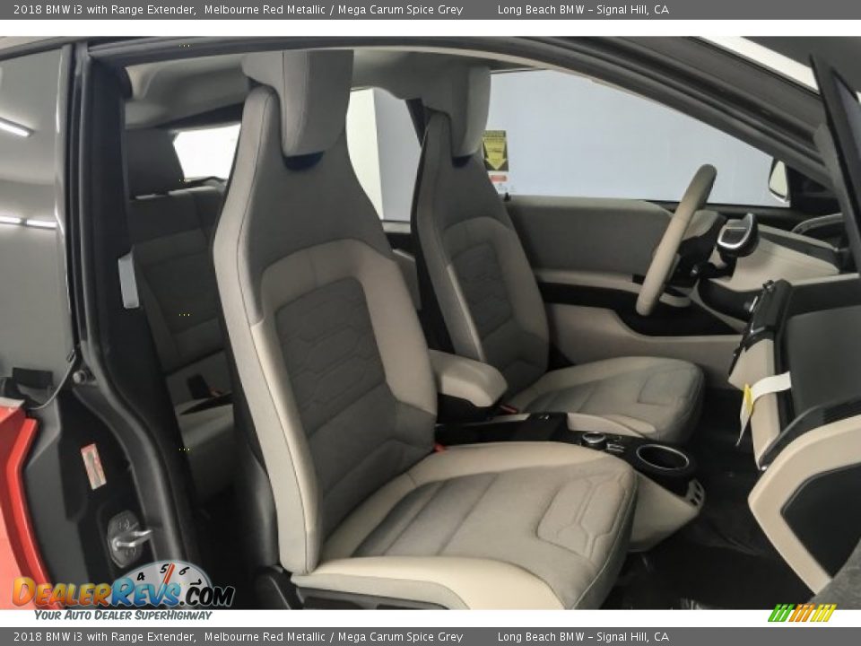 Mega Carum Spice Grey Interior - 2018 BMW i3 with Range Extender Photo #2
