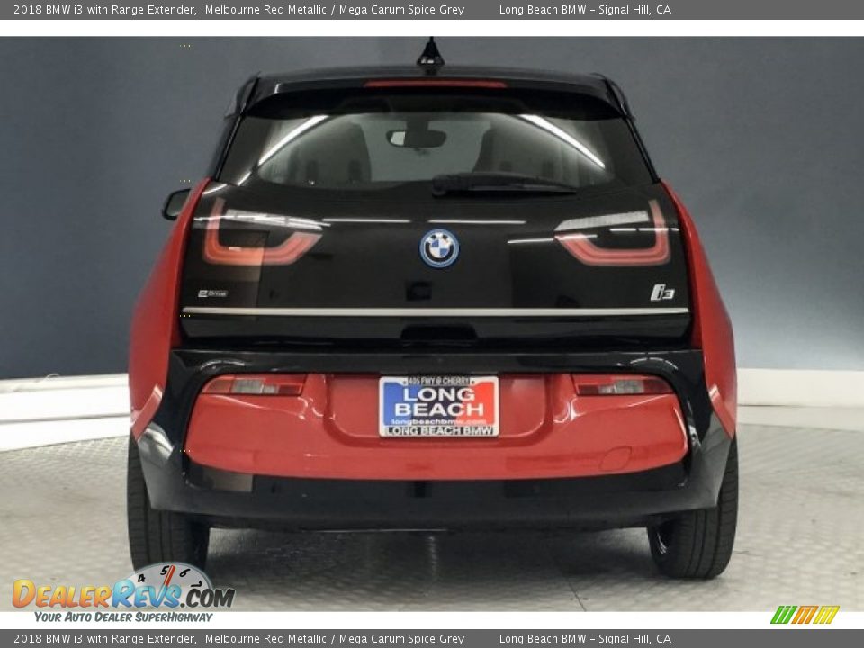 2018 BMW i3 with Range Extender Melbourne Red Metallic / Mega Carum Spice Grey Photo #4