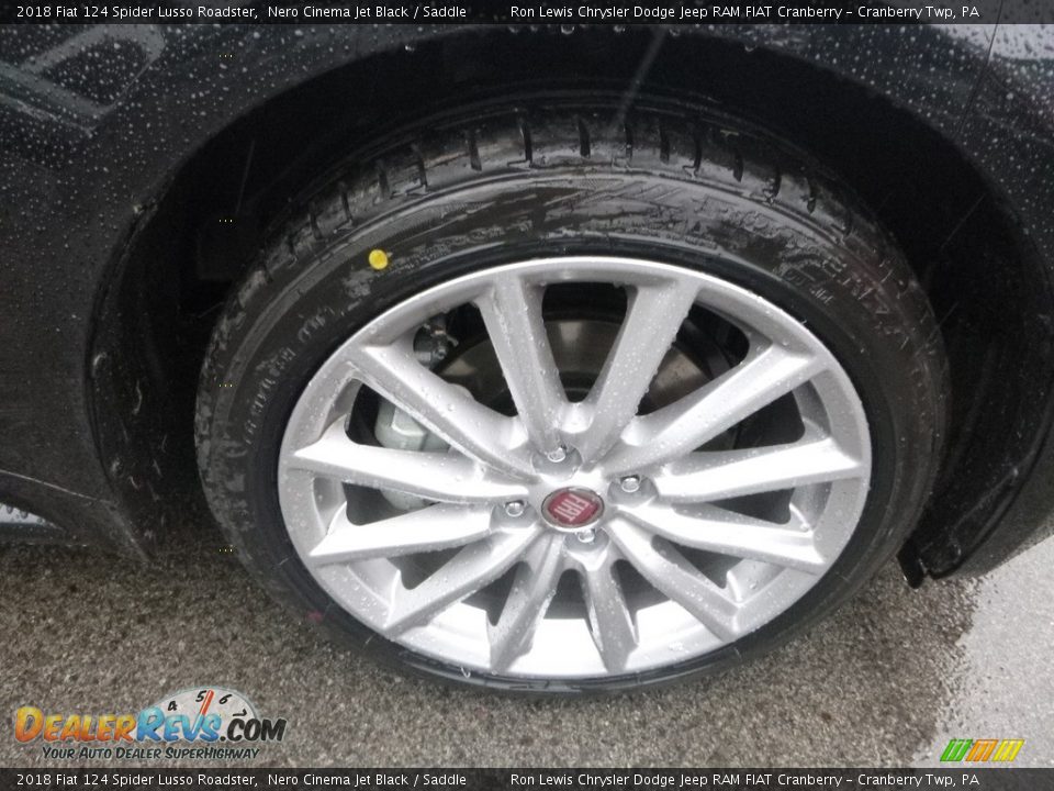 2018 Fiat 124 Spider Lusso Roadster Nero Cinema Jet Black / Saddle Photo #9