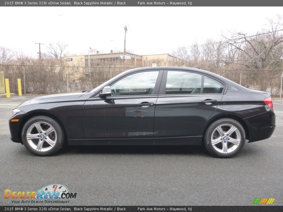2015 BMW 3 Series 328i xDrive Sedan Black Sapphire Metallic / Black Photo #2