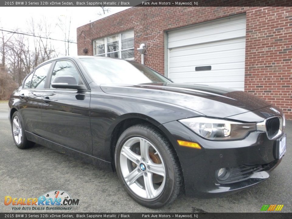 2015 BMW 3 Series 328i xDrive Sedan Black Sapphire Metallic / Black Photo #7