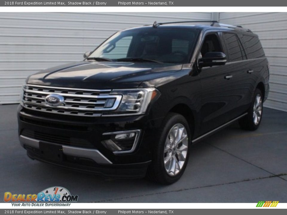 2018 Ford Expedition Limited Max Shadow Black / Ebony Photo #3
