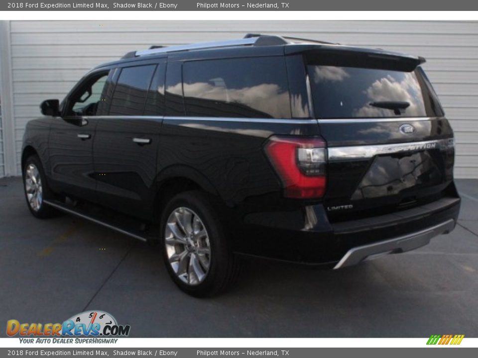 2018 Ford Expedition Limited Max Shadow Black / Ebony Photo #7