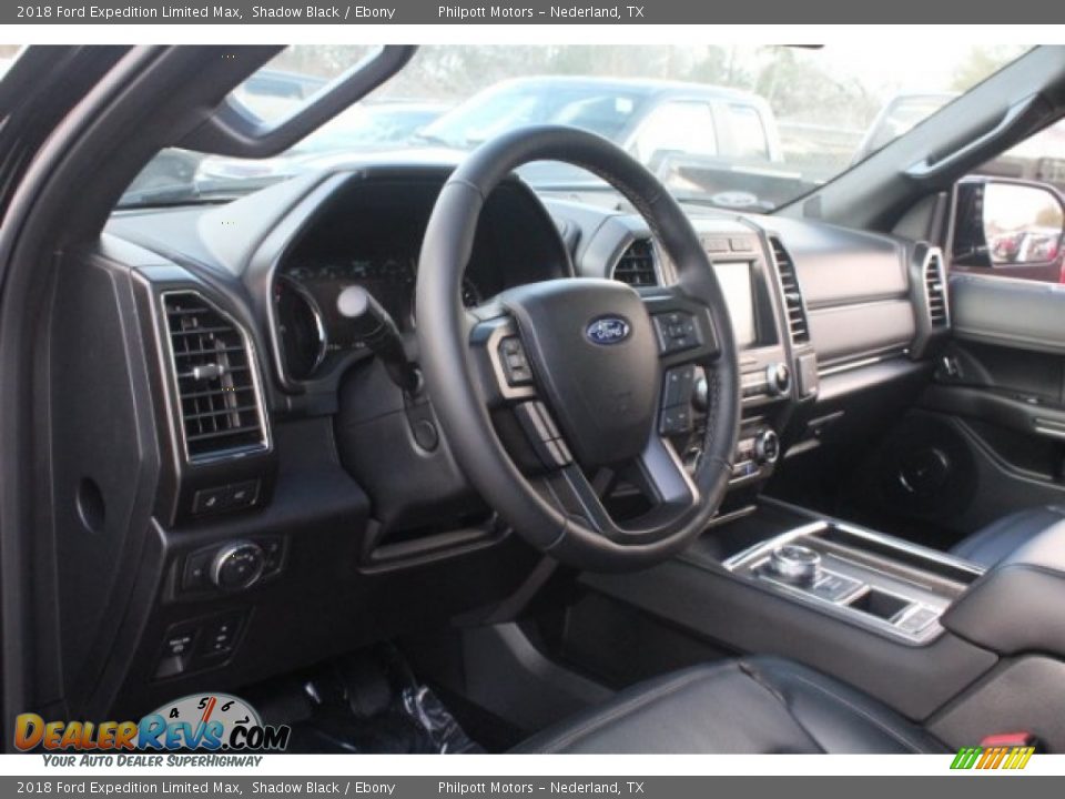 2018 Ford Expedition Limited Max Shadow Black / Ebony Photo #14
