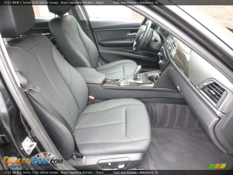 2015 BMW 3 Series 328i xDrive Sedan Black Sapphire Metallic / Black Photo #25