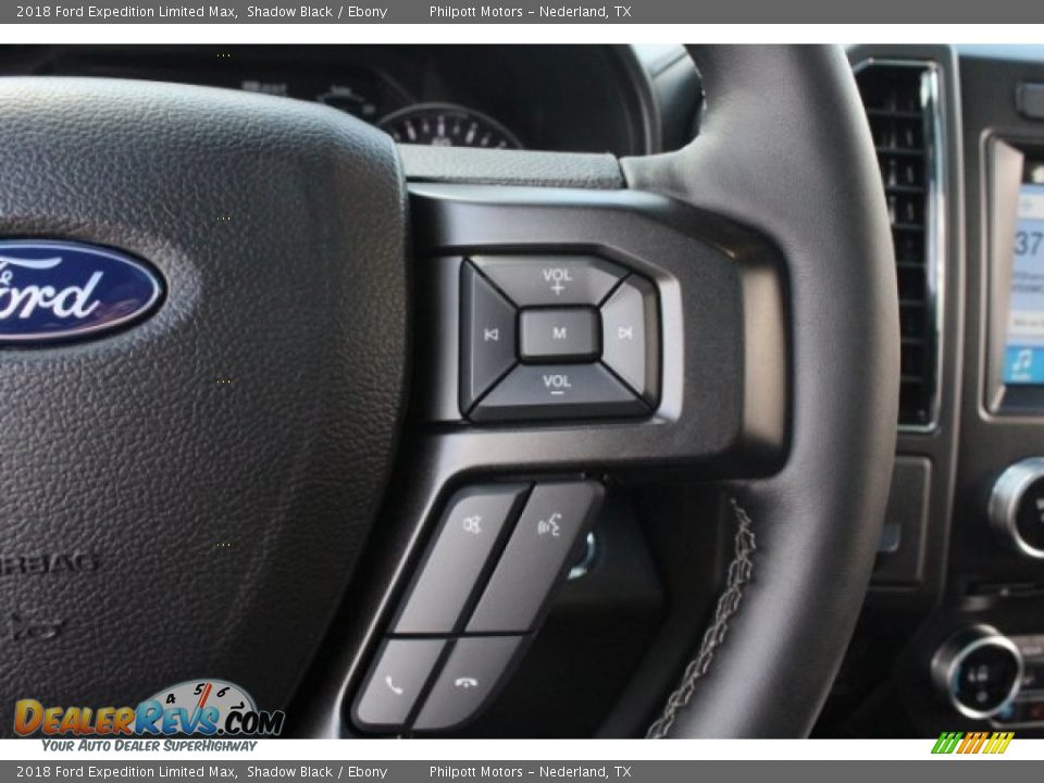 2018 Ford Expedition Limited Max Shadow Black / Ebony Photo #24