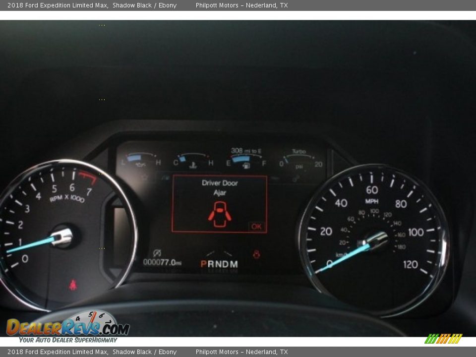 2018 Ford Expedition Limited Max Shadow Black / Ebony Photo #25