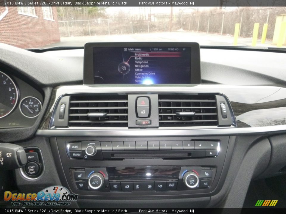 2015 BMW 3 Series 328i xDrive Sedan Black Sapphire Metallic / Black Photo #28