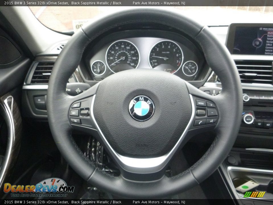 2015 BMW 3 Series 328i xDrive Sedan Black Sapphire Metallic / Black Photo #30
