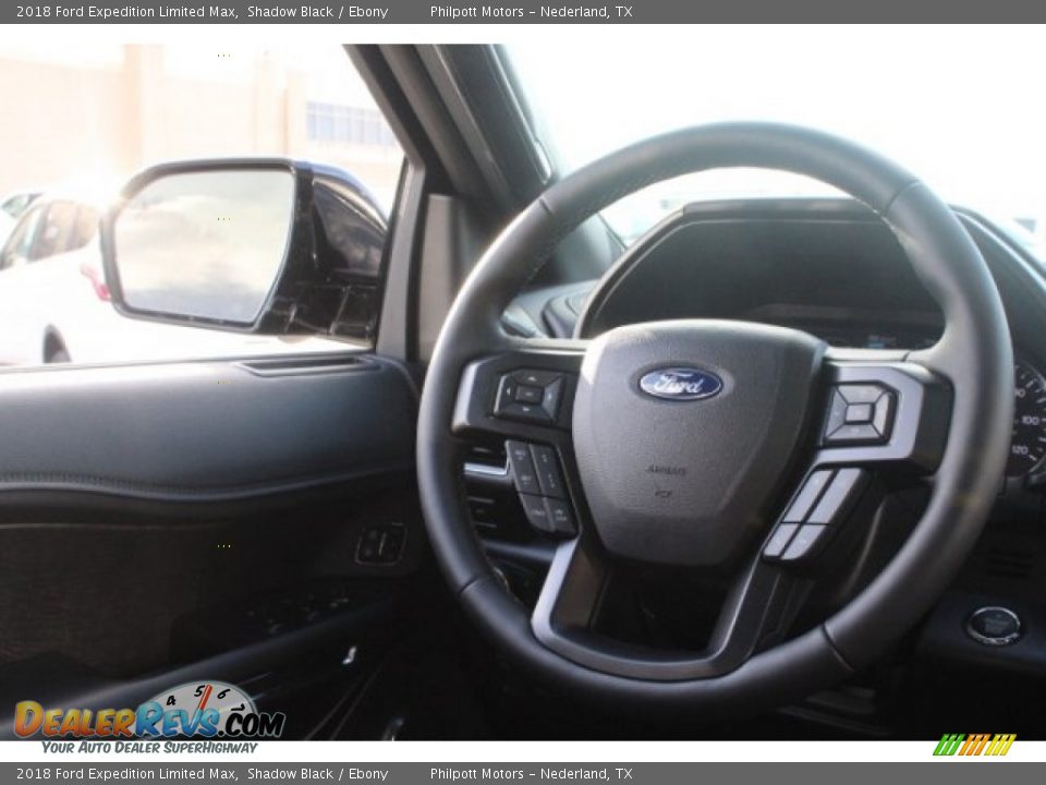 2018 Ford Expedition Limited Max Shadow Black / Ebony Photo #32