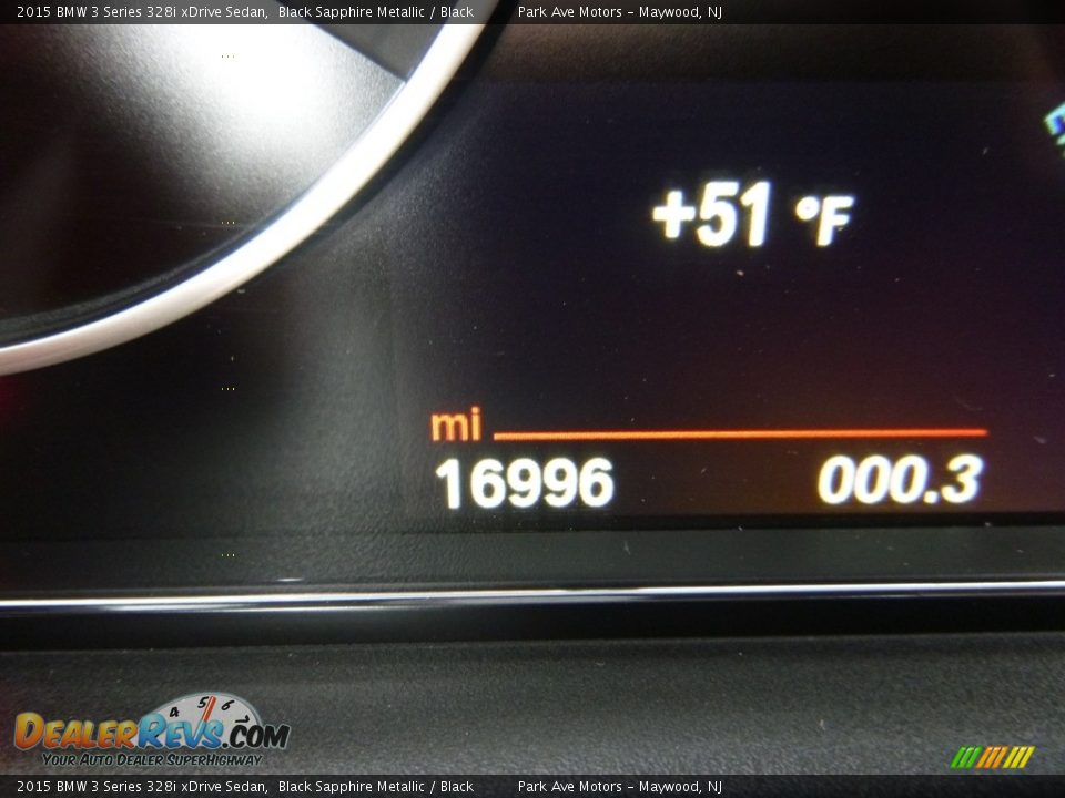 2015 BMW 3 Series 328i xDrive Sedan Black Sapphire Metallic / Black Photo #32