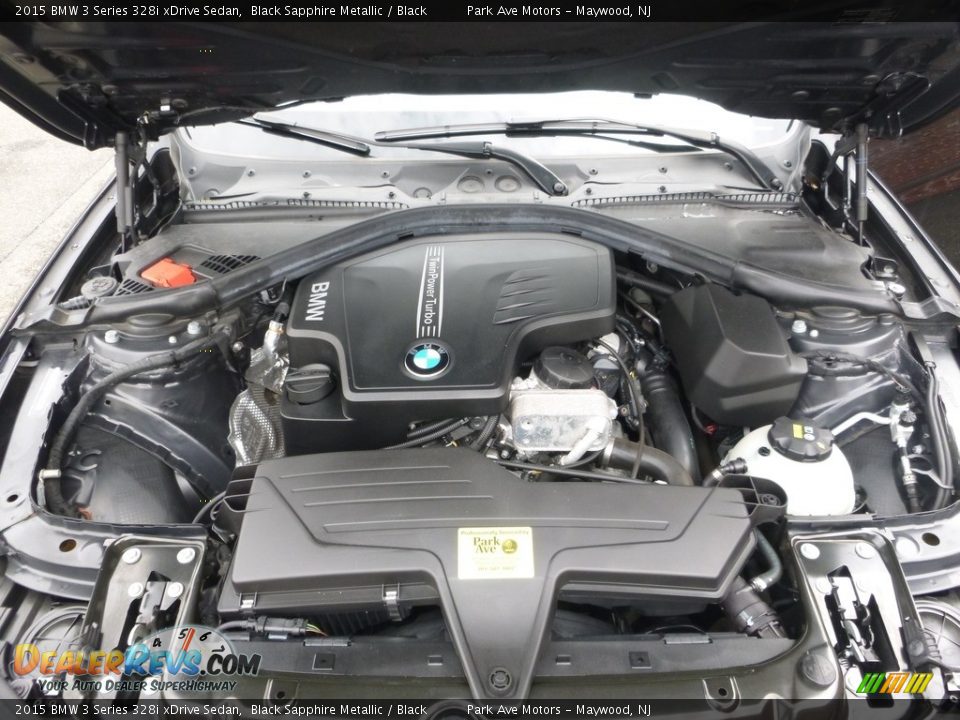 2015 BMW 3 Series 328i xDrive Sedan Black Sapphire Metallic / Black Photo #33