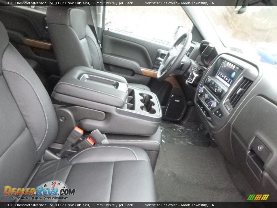 2018 Chevrolet Silverado 1500 LTZ Crew Cab 4x4 Summit White / Jet Black Photo #10