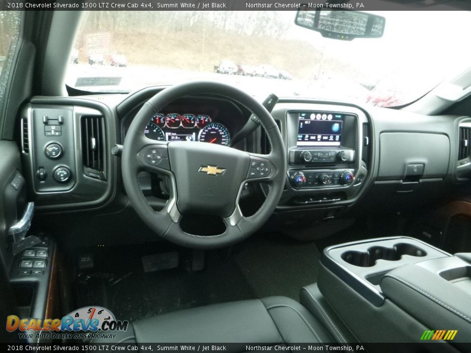 2018 Chevrolet Silverado 1500 LTZ Crew Cab 4x4 Summit White / Jet Black Photo #14