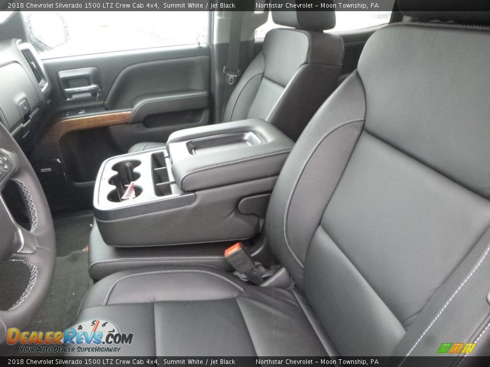 2018 Chevrolet Silverado 1500 LTZ Crew Cab 4x4 Summit White / Jet Black Photo #16