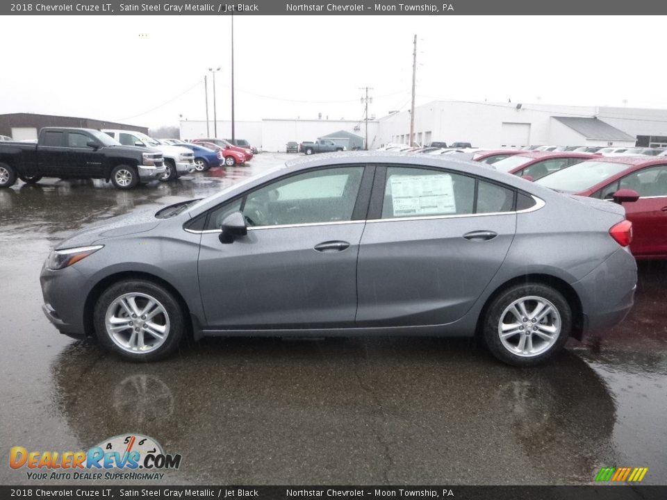 2018 Chevrolet Cruze LT Satin Steel Gray Metallic / Jet Black Photo #2