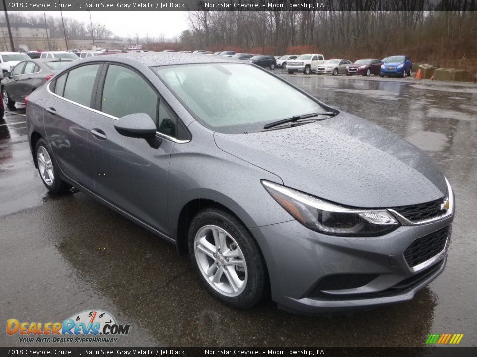 2018 Chevrolet Cruze LT Satin Steel Gray Metallic / Jet Black Photo #7