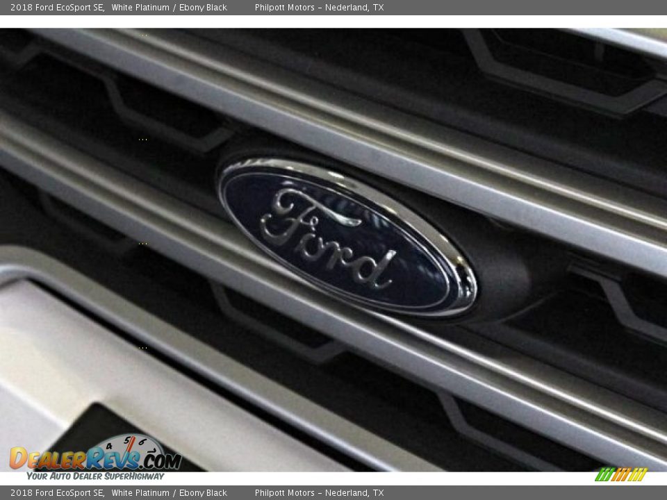 2018 Ford EcoSport SE White Platinum / Ebony Black Photo #4