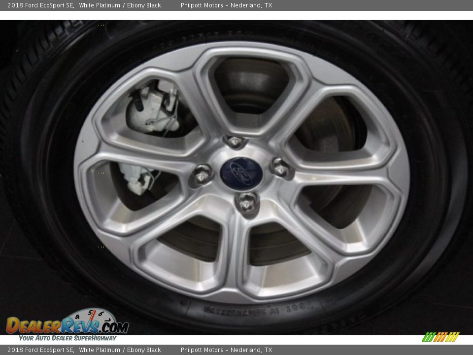 2018 Ford EcoSport SE White Platinum / Ebony Black Photo #5