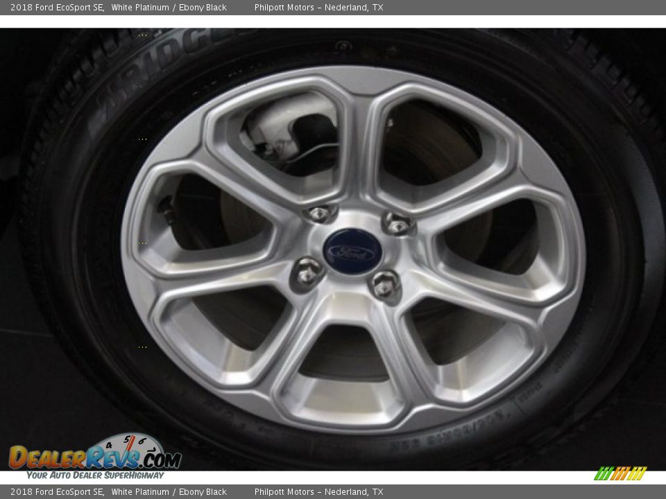 2018 Ford EcoSport SE White Platinum / Ebony Black Photo #6