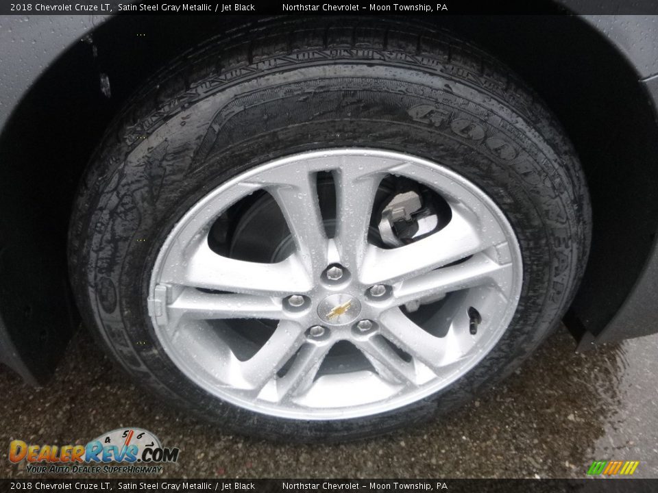 2018 Chevrolet Cruze LT Satin Steel Gray Metallic / Jet Black Photo #9